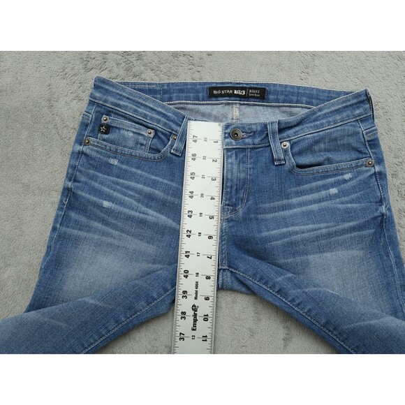 Big Star 1974 Jeans Women's 27 Low-Rise Rikki Cropped 25.5" Inseam Distressed - Picture 8 of 16